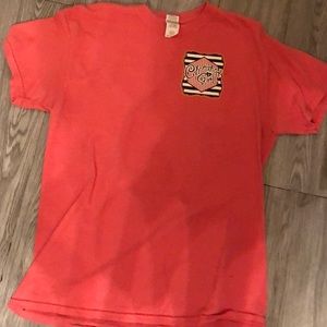 🦩🌺Coral Pink Christian girl shirt